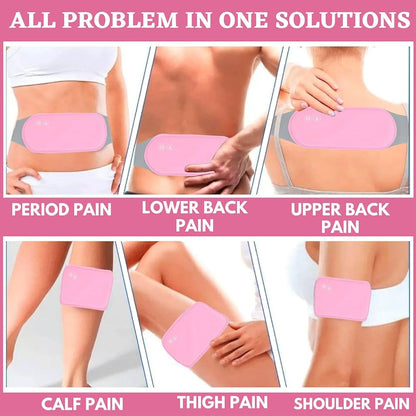 Period Cramp Relief Belt and Massager – Soothing Heat and Vibration Therapy