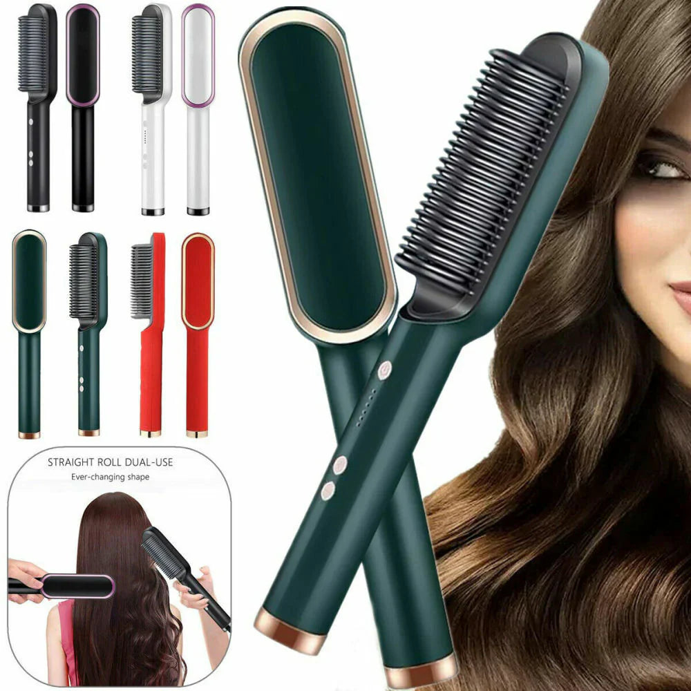 Electric Hair Straightener Comb Brush