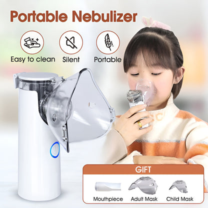 Portable Nebulizer – Fast & Effective Breathing Relief Effective Respiratory Solution For Adults & Kids Or Infants