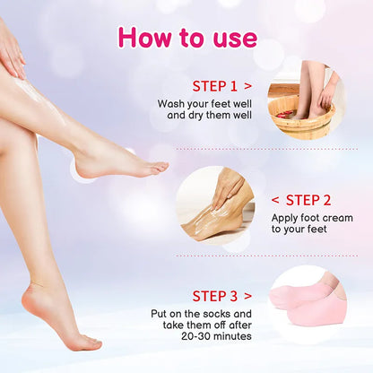 Moisturize gel silicone socks