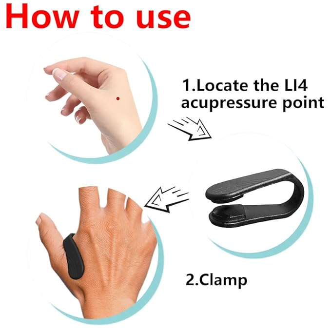 Sugar Control LI4 Acupressure Point Clip